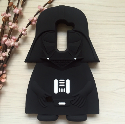 3D Silicone Star Wars Darth Vader Back Cover Case